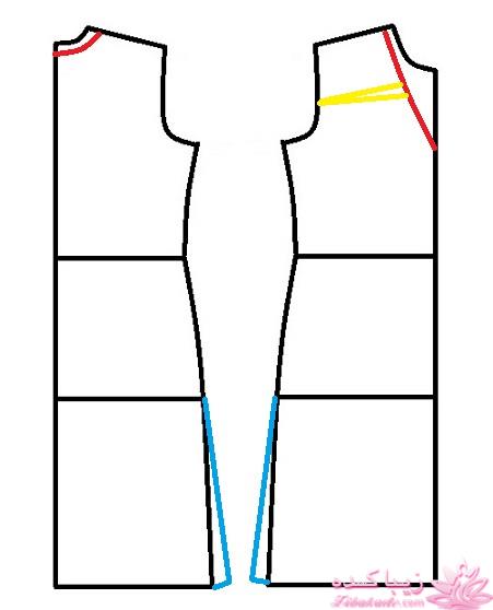 آموزش دوخت لباس مجلسی
